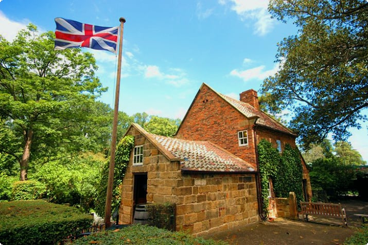 Captain Cook'un Kulübesi, Fitzroy Bahçeleri