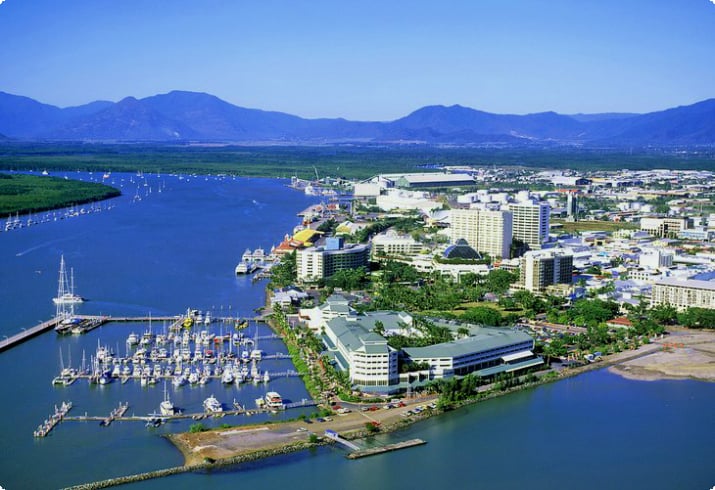 Aerial view of Cairns