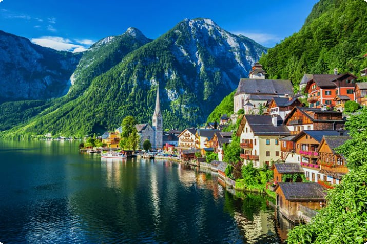 Hallstatt Dorf in den österreichischen Alpen