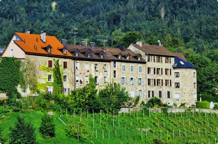 Häuser in der Oberstadt Bregenz