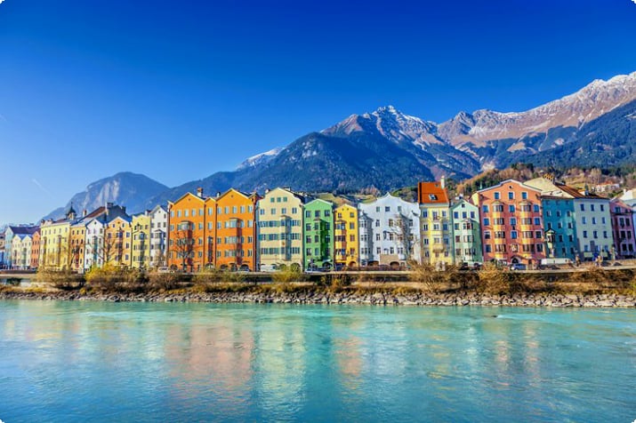 Bunte Gebäude in Innsbruck