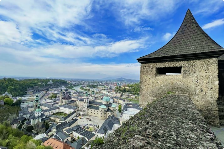 Blick über Salzburg von der Festung Hohensalzburg