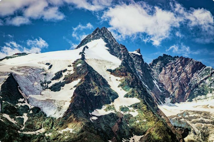Blick auf den Großglockner, Österreichs höchsten Berggipfel