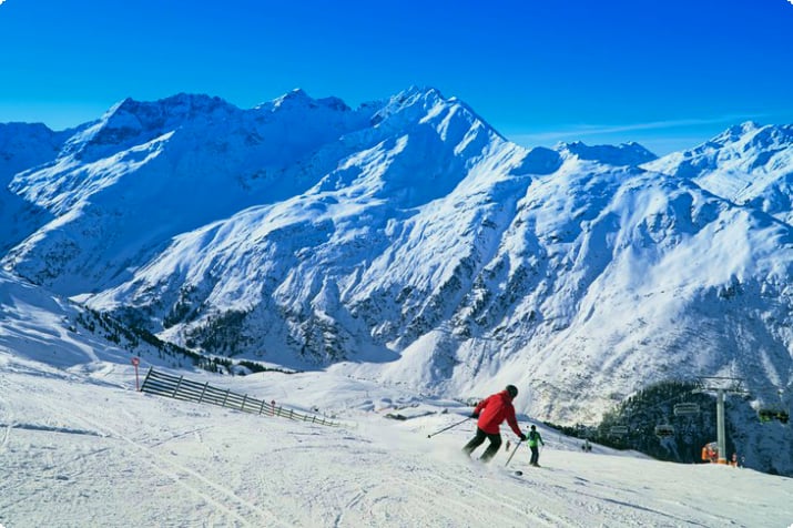 Skifahren in St. Anton
