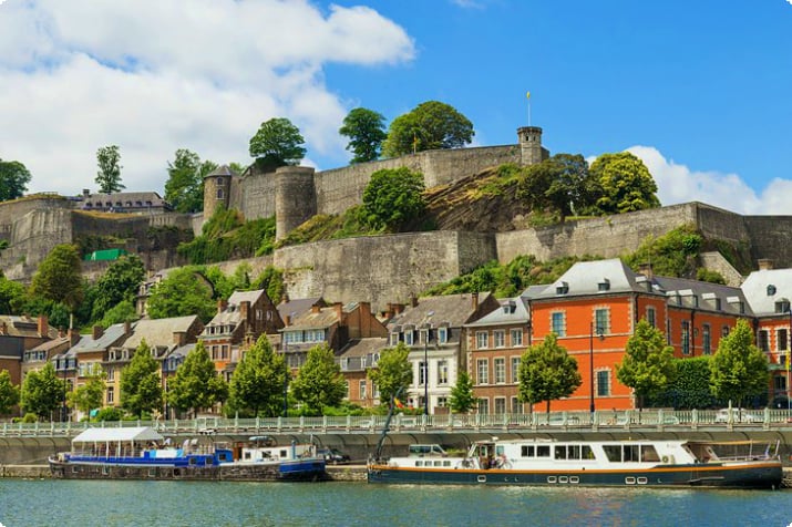 Namur Citadel on the Meuse River