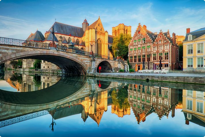 Gent Kanallandschaft