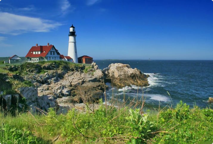 Portland Head Lighthouse in Cape Cod