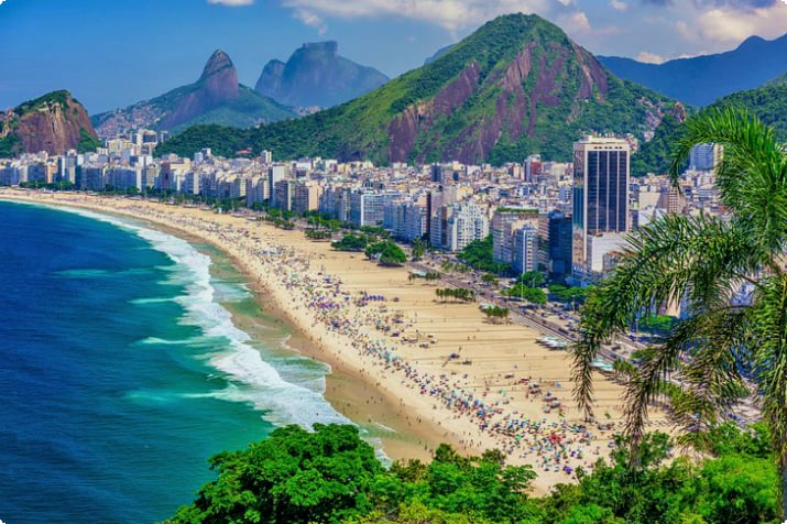 Copacabana-Strand in Rio de Janeiro, Brasilien