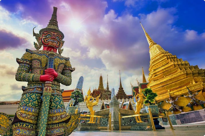 Templo do Buda Esmeralda em Bangkok