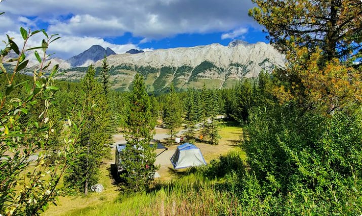 9 parasta leirintäaluetta Kananaskis Countryssa, Albertassa