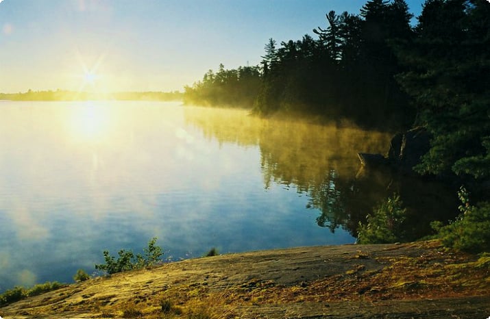 Diamond Lake bij zonsopgang