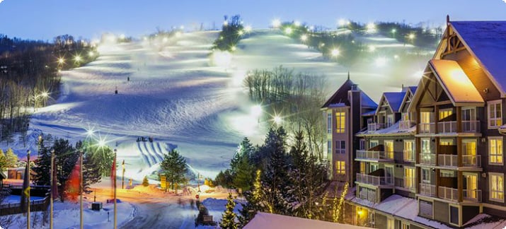 14 горнолыжных курортов с самым высоким рейтингом в Онтарио, 2023 г.