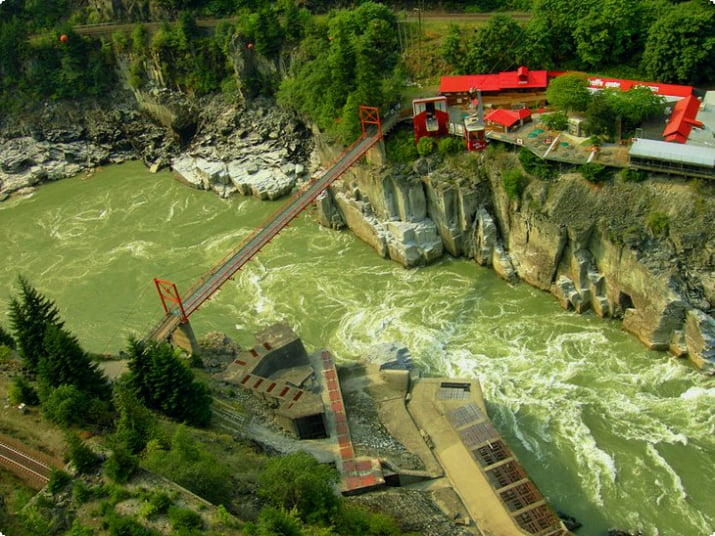 Hell's Gate Airtram in de Fraser Canyon