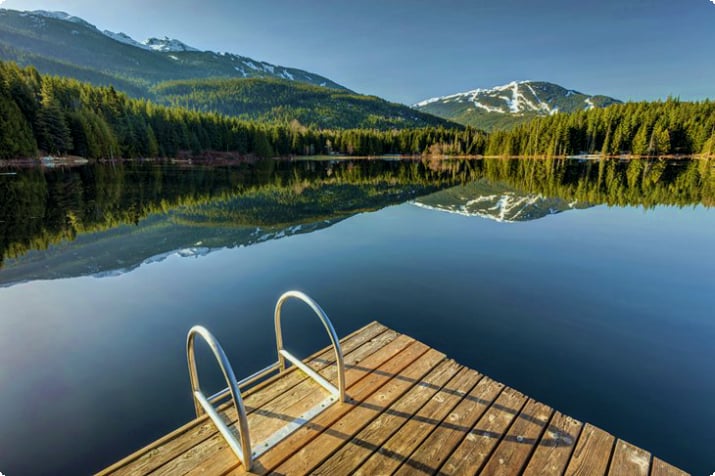 Dock on Lost Lake a Whistler