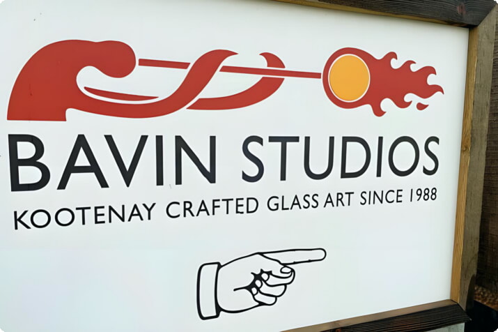 Glassverk i Bavin Studios