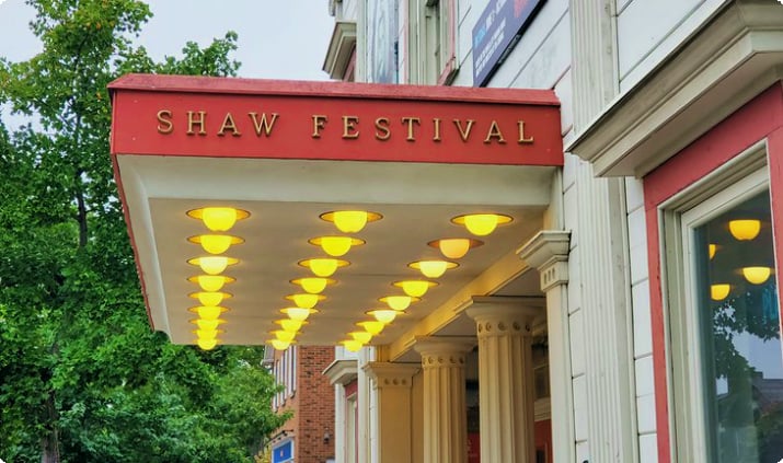 Señal del lugar del Festival Shaw
