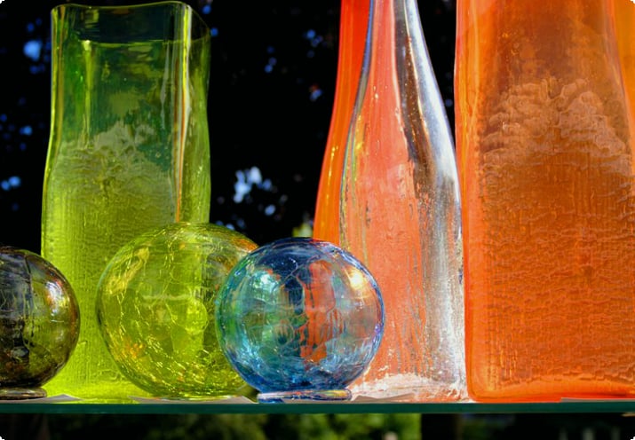 Handgeblasenes Glas von Salt Spring Island