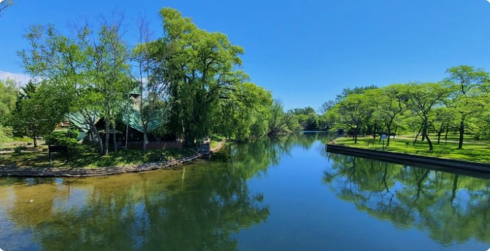A canal in the Toronto Islands