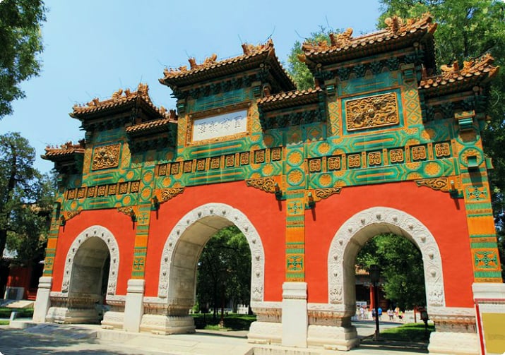De tempel van Confucius in Peking