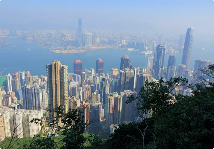 Вид на Гонконг с Пик Трейл