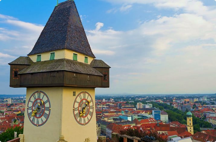 Schlossberg und Uhrturm