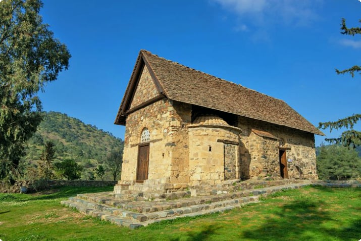 Kirche der Panagia Asinou im Dorf Nikitari auf Zypern