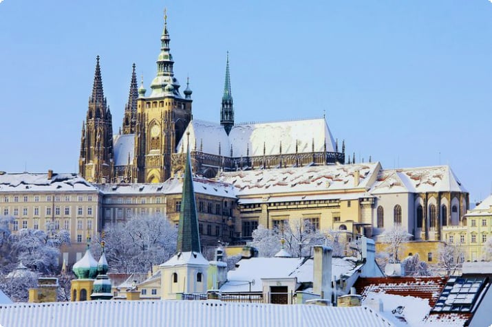 Prager Burg im Winter