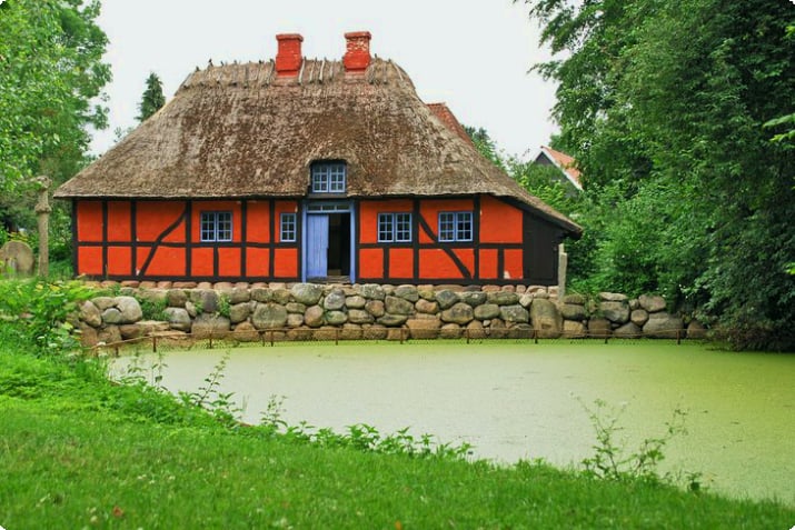 Деревня под открытым небом Funen (Den Fynske Landsby)