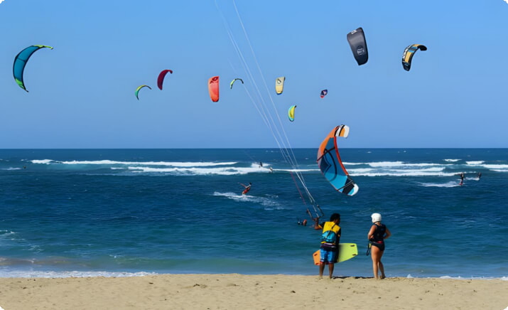Kiteboarding-Unterricht am Kite Beach