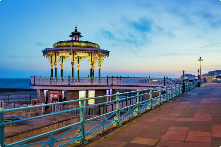 Indian Pavillion and the Brighton promenade