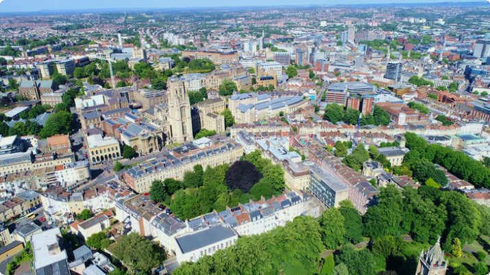 Vista aérea de Bristol