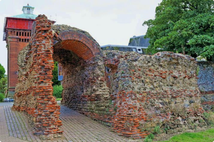 Römische Mauern in Colchester