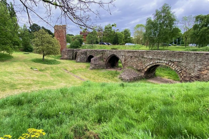Mittelalterliche Exe-Brücke