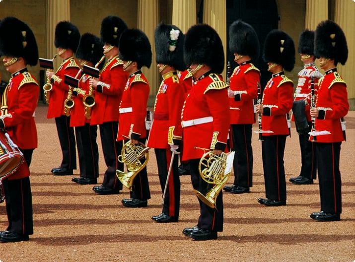 Buckingham Palace och vaktbytet