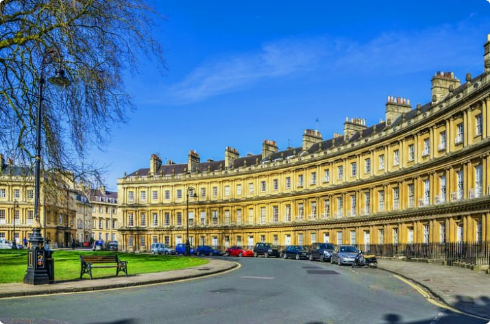The Circus, a famous street in Bath