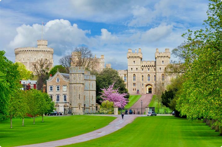 Der Eingang zu Windsor Castle