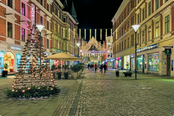 Decorazioni natalizie a Malmö