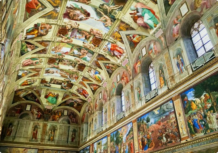 Decke der Sixtinischen Kapelle, Vatikanstadt