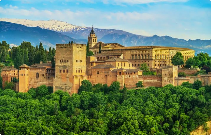 Alhambra w Granadzie, Hiszpania