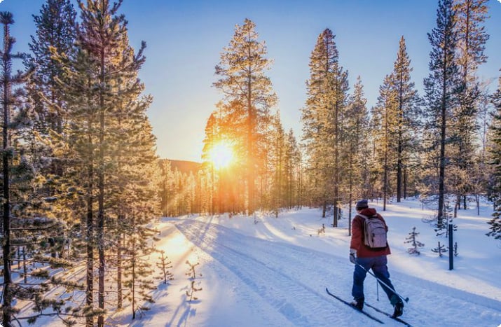 Esquí de fondo en Laponia