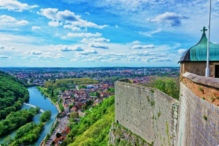 Uitzicht vanaf de Citadel van Besançon