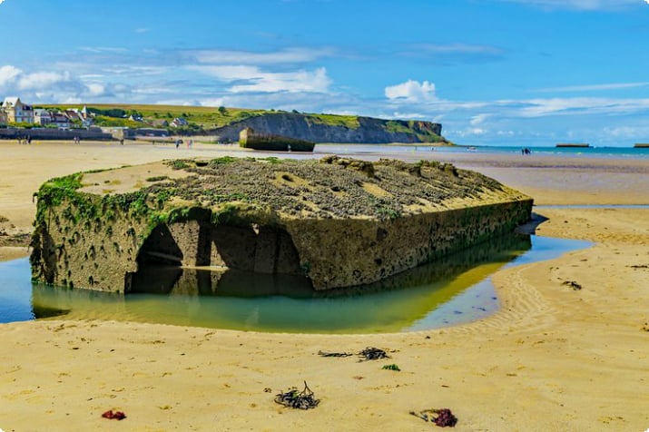 Золотой пляж, Нормандия