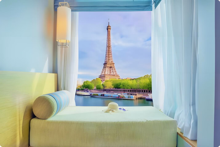 Hotelzimmer in der Nähe des Eiffelturms