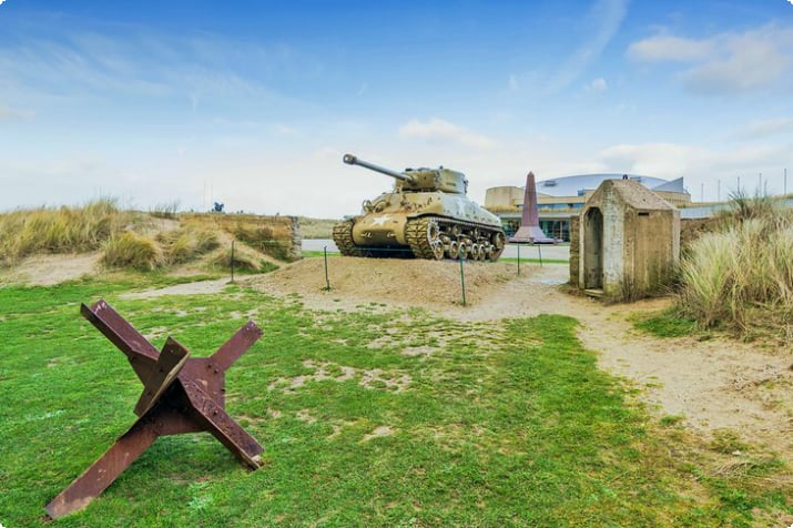 Американский танк на пляже Юта, Нормандия