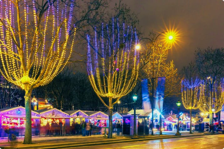 Weihnachtsmarkt auf den Champs-Élysées