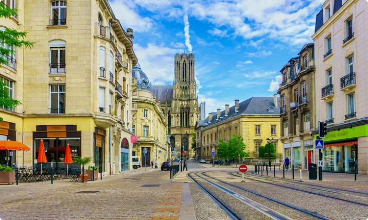 En gate i Reims 