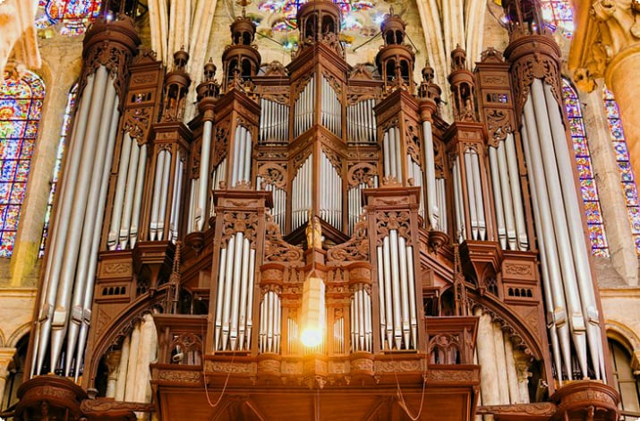 Órgano en la Catedral de Chartres