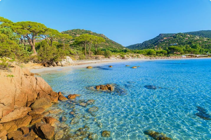 Plage de Palombaggia in Corsica