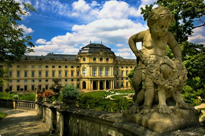 El Hofgarten - Jardines de la corte de Würzburg