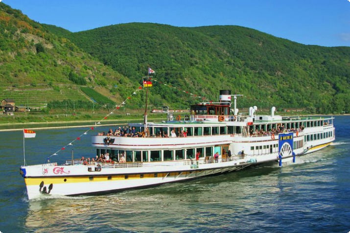 RMS Goethe на реке Рейн
